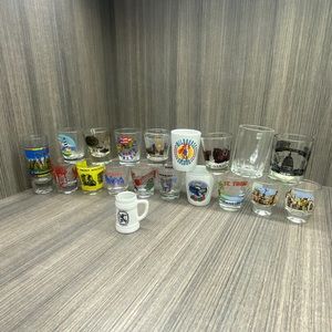 Shot Glass Collection from Various Places/ States
